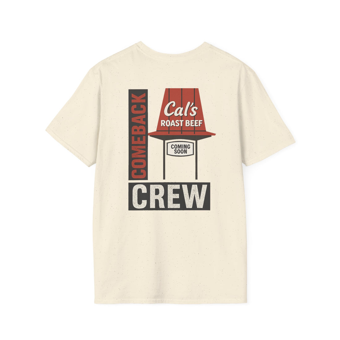 Retro Comeback Crew T-Shirt, Vintage Graphic Tee, Unisex Softstyle Shirt, Foodie Gift, Nostalgic Apparel, Casual Wear
