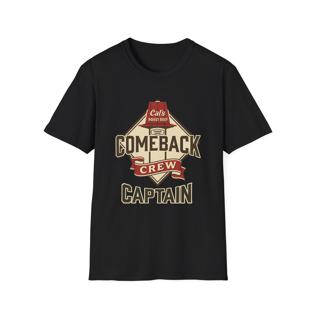 Comeback Crew Captain T-Shirt - Design 3