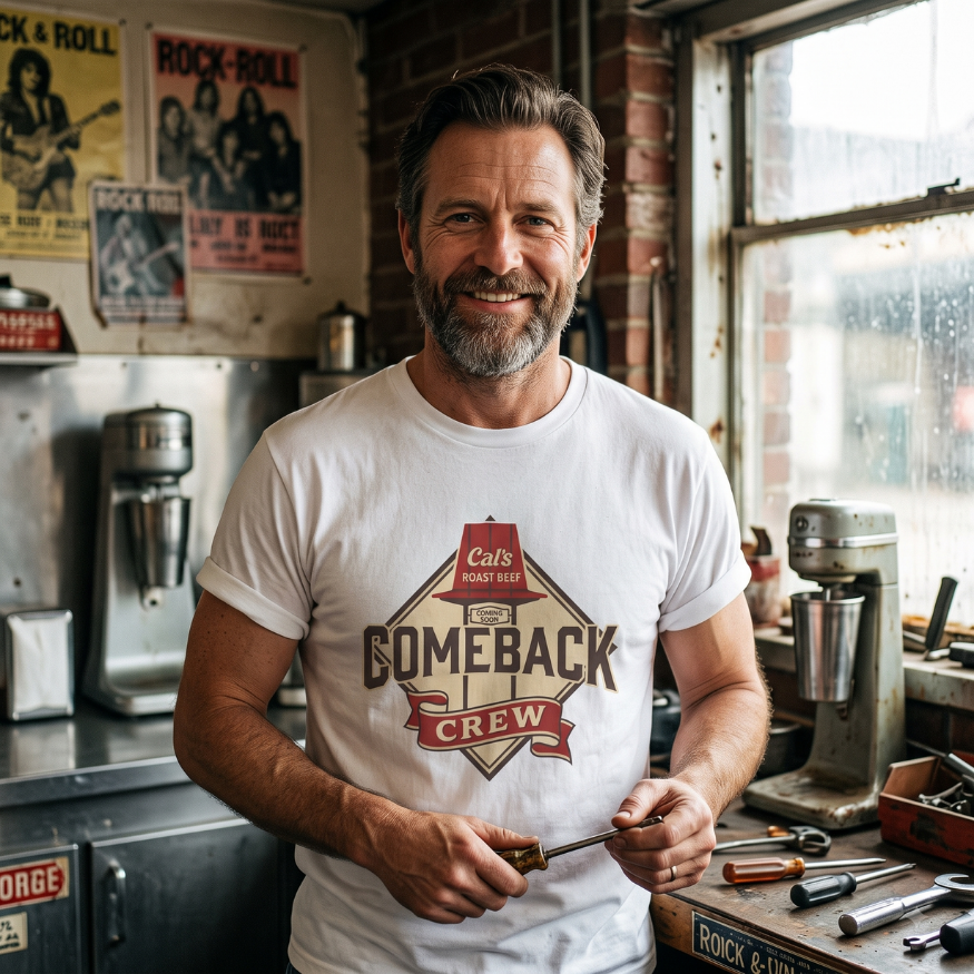Comeback Crew Captain T-Shirt - Design 1